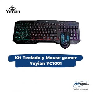 Kit Teclado y Mouse gamer Yeyian YC1001